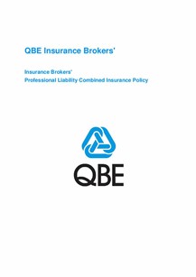 ARCHIVE - JBL020113 Insurance Brokers' Professional Combined Policy