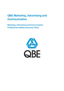 ARCHIVE - JMF020913 QBE Marketing, Advertising, Communication Prof Liability