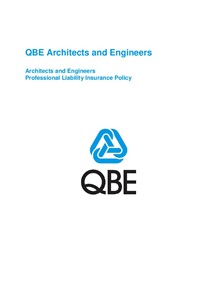 ARCHIVE - PJPR030515 QBE Architects' and Engineers' Professional Liability Policy