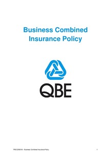 ARCHIVED - PBCC250518 Business Combined Insurance Policy