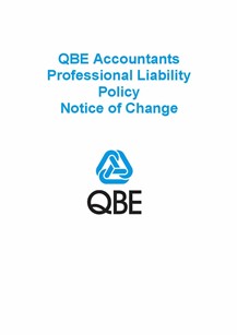 ARCHIVED - NJPP060819 QBE Accountants Professional Liability Policy   Notice of Change