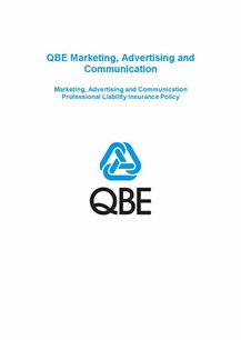ARCHIVED - PJMF060819 QBE Marketing Advertising and Communication Professional Liability Policy