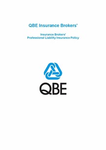 ARCHIVED - PJPK060819 QBE Insurance Brokers Professional Liability Policy
