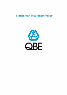 ARCHIVED - PTRA111119 Tradesman Insurance Policy (Imarket)
