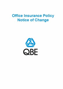ARCHIVED - NOFF190420 Office Insurance Notice of Change
