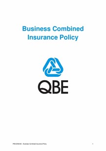 ARCHIVED - PBCC050420 Business Combined Insurance Policy