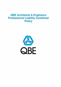 ARCHIVED - PJAS100520 QBE Architects and Engineers Professional Liability Combined Policy