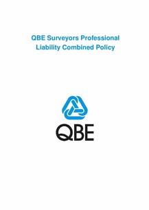 ARCHIVED - PJCT100520 QBE Surveyors Professional Liability Combined Policy