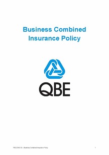 ARCHIVED - PBCC040120 Business Combined Insurance Policy
