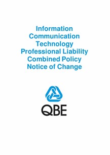 ARCHIVED - NJPV110121 Information Technology Communication Professional Liability Combined  Notice of Change