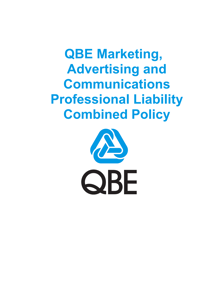 PJME030325 QBE Marketing Advertising and Communications PI Combined Policy Wording