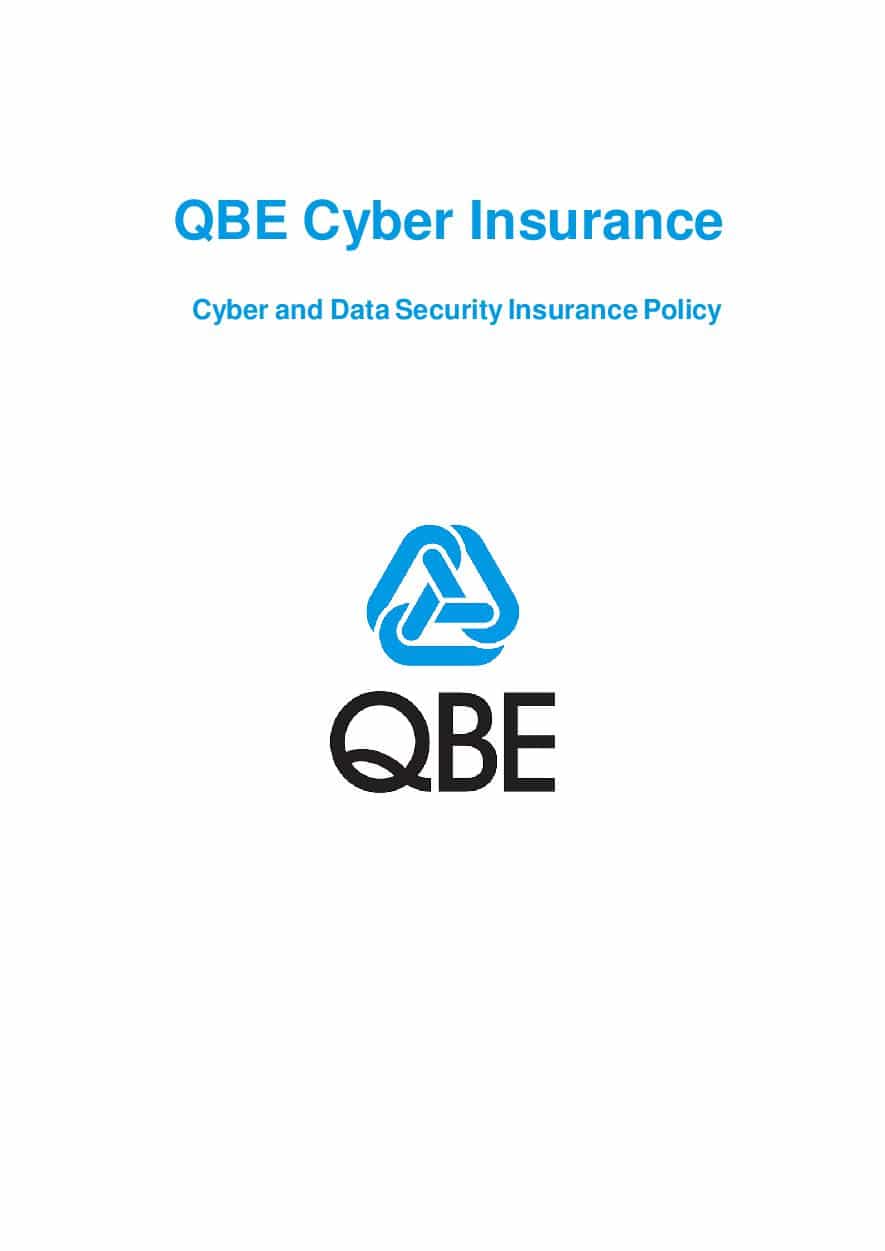 PCYS060321 QBE Cyber Insurance Policy