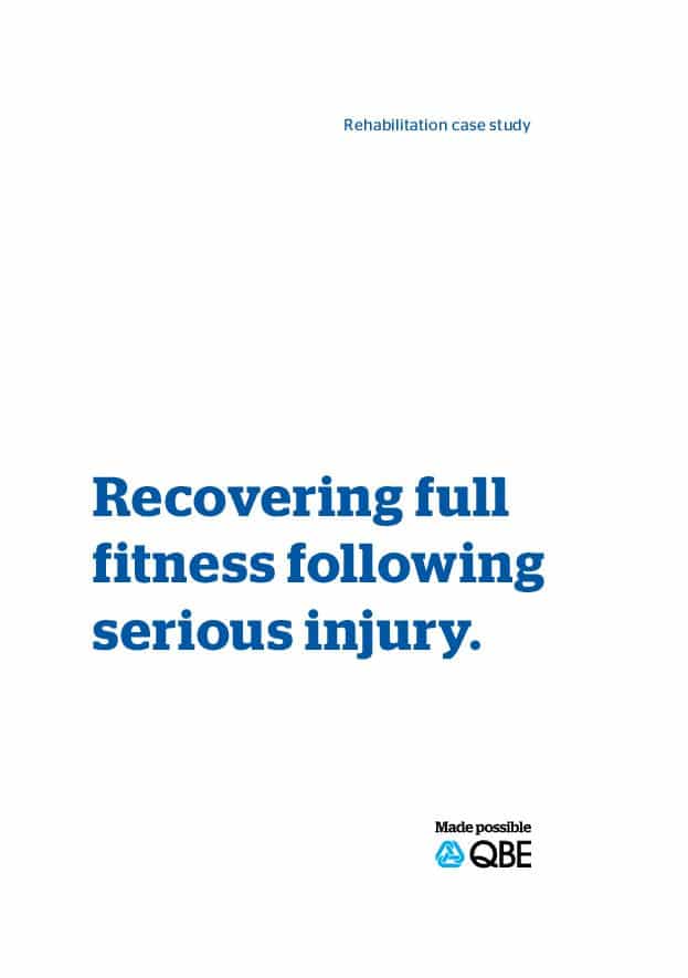 Recovering full fitness following serious injury