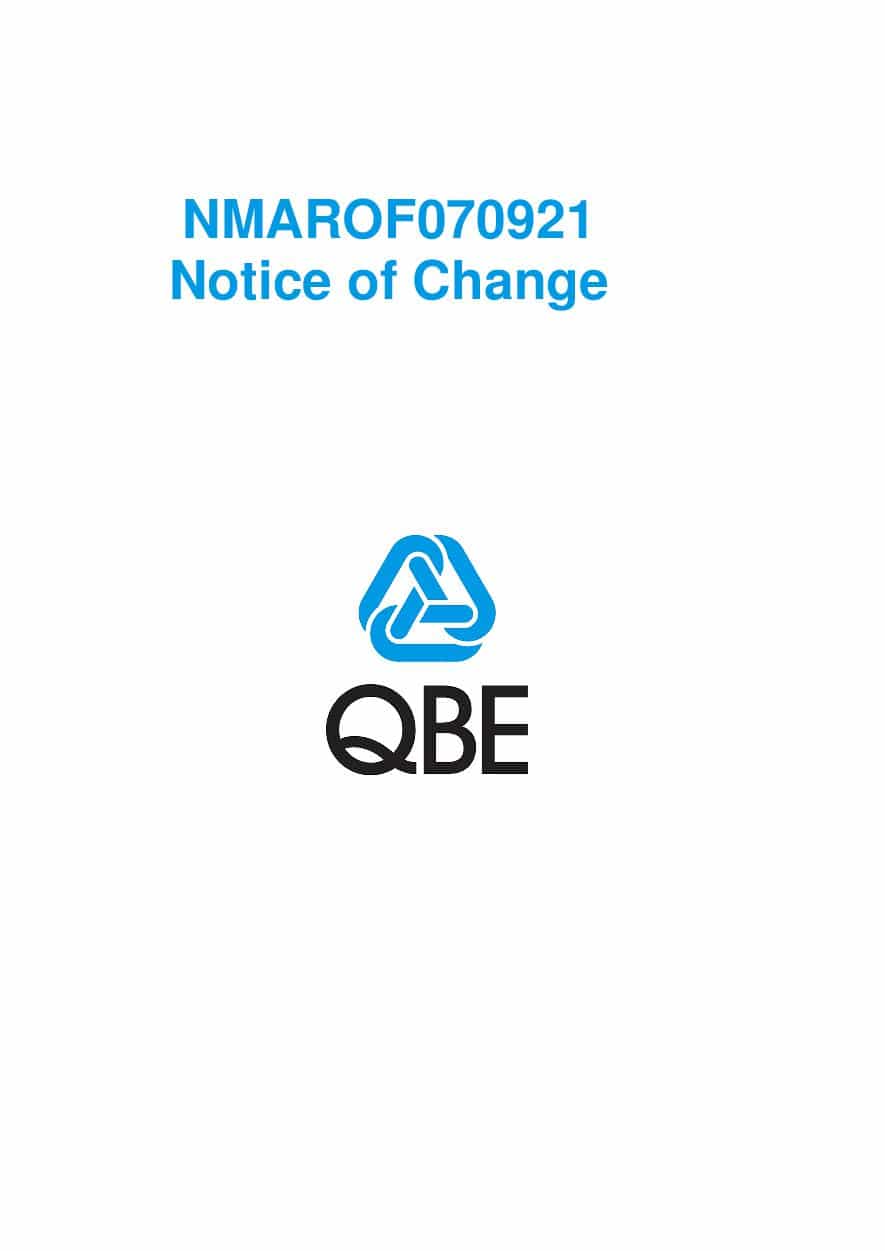 NMAROF070921 - Marsh Commercial Plus Office Notice of Change 