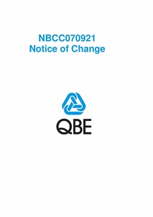 NBCC070921 Business Combined Insurance Policy Notice of Change 