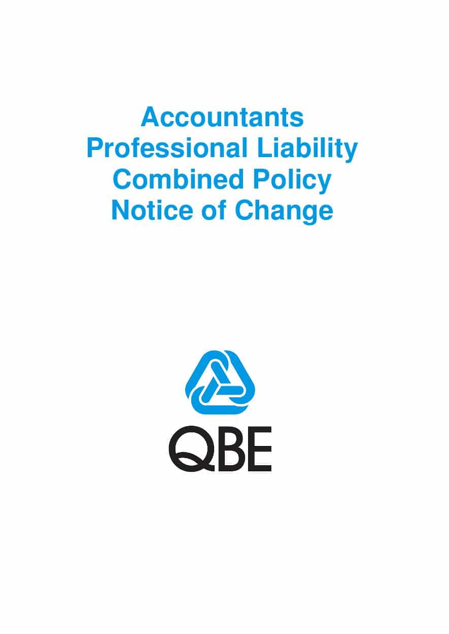 NJPB011021 Accountants Professional Liability Combined Notice of Change
