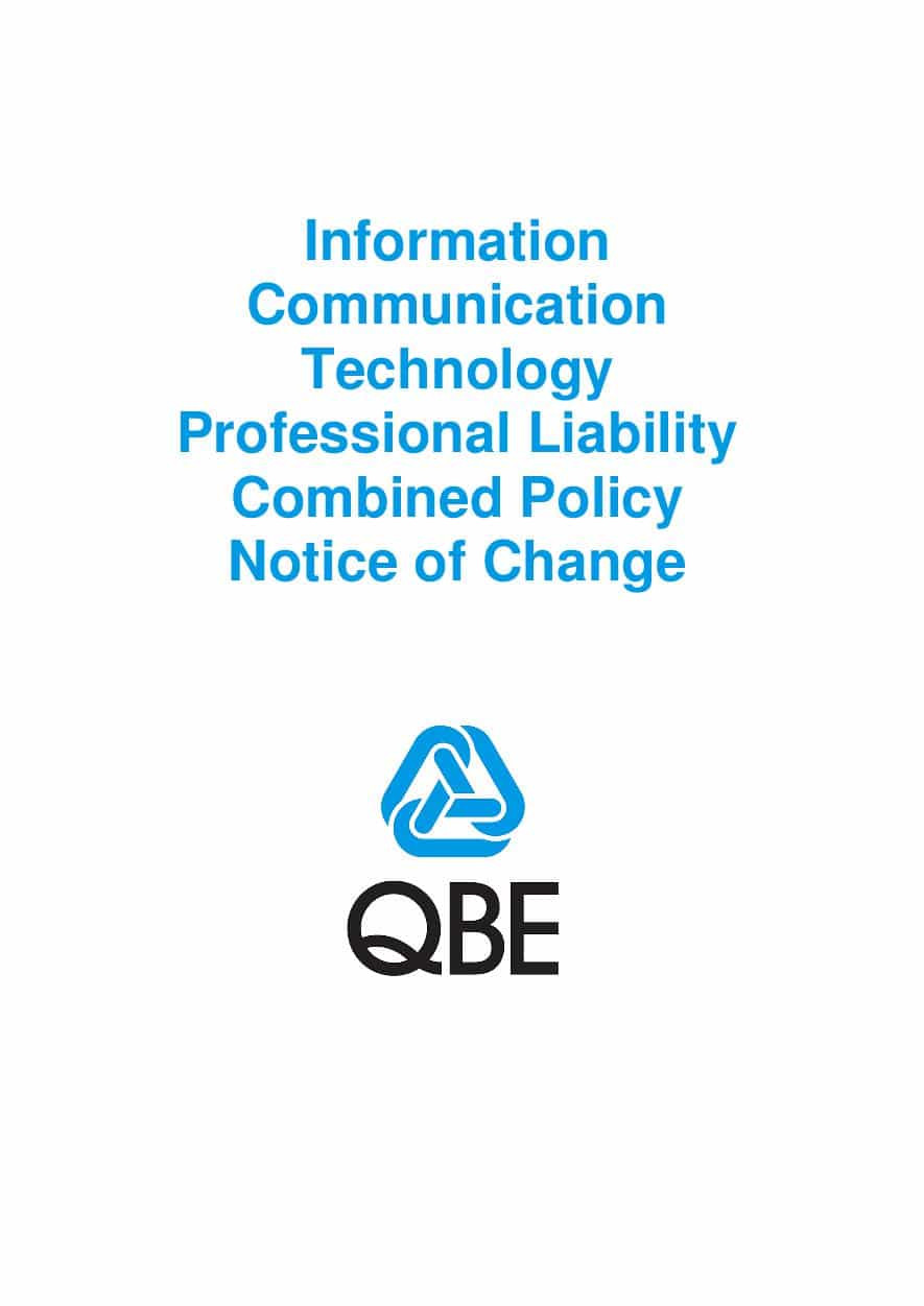 NJPV011021 Information Technology Communication Professional Liability Combined Notice of Change