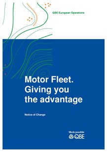 NCFLT011221 – Motor Fleet UK Insurance - Notice of Change