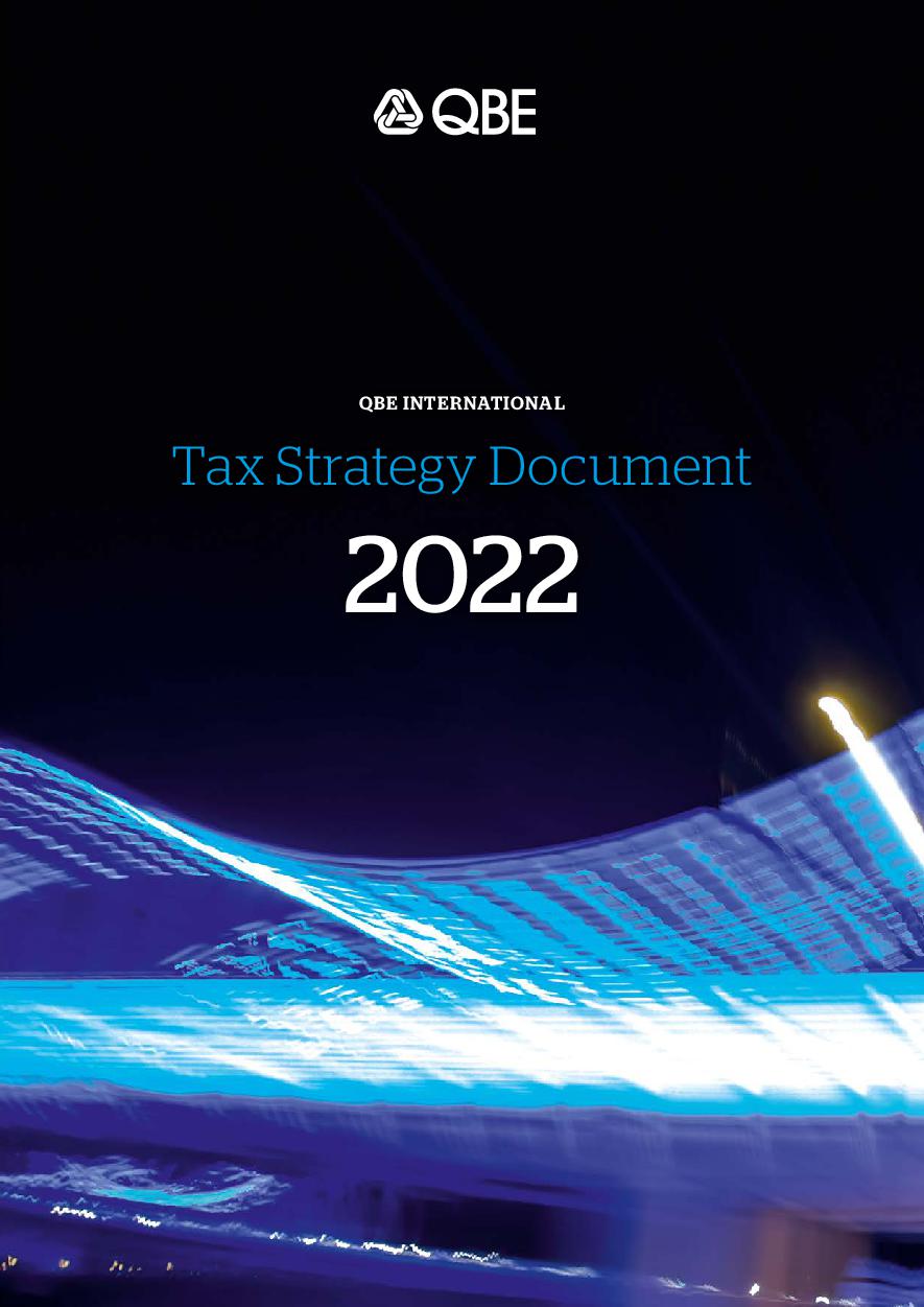 QBE International Tax Strategy Document 2022