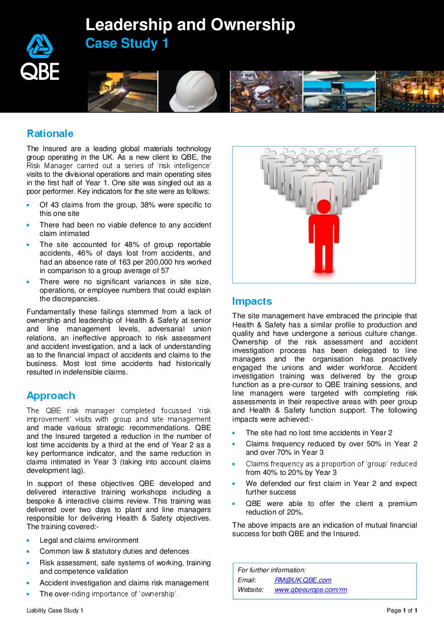 Leadership & Ownership (PDF 180Kb) 