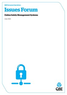 QBE Issues Forum - Online Safety Management Systems (881Kb)