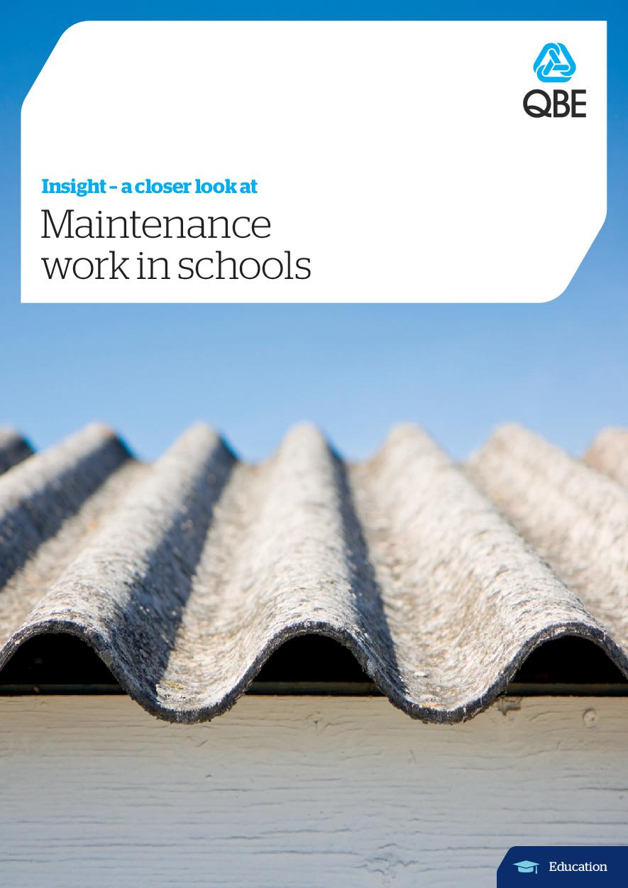 Maintenance in schools (PDF 2.4Mb) 