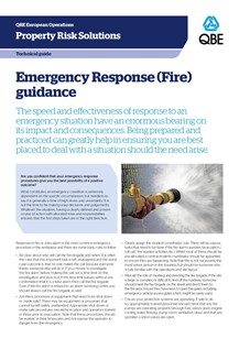 Emergency (Fire) response (PDF 156Kb) 