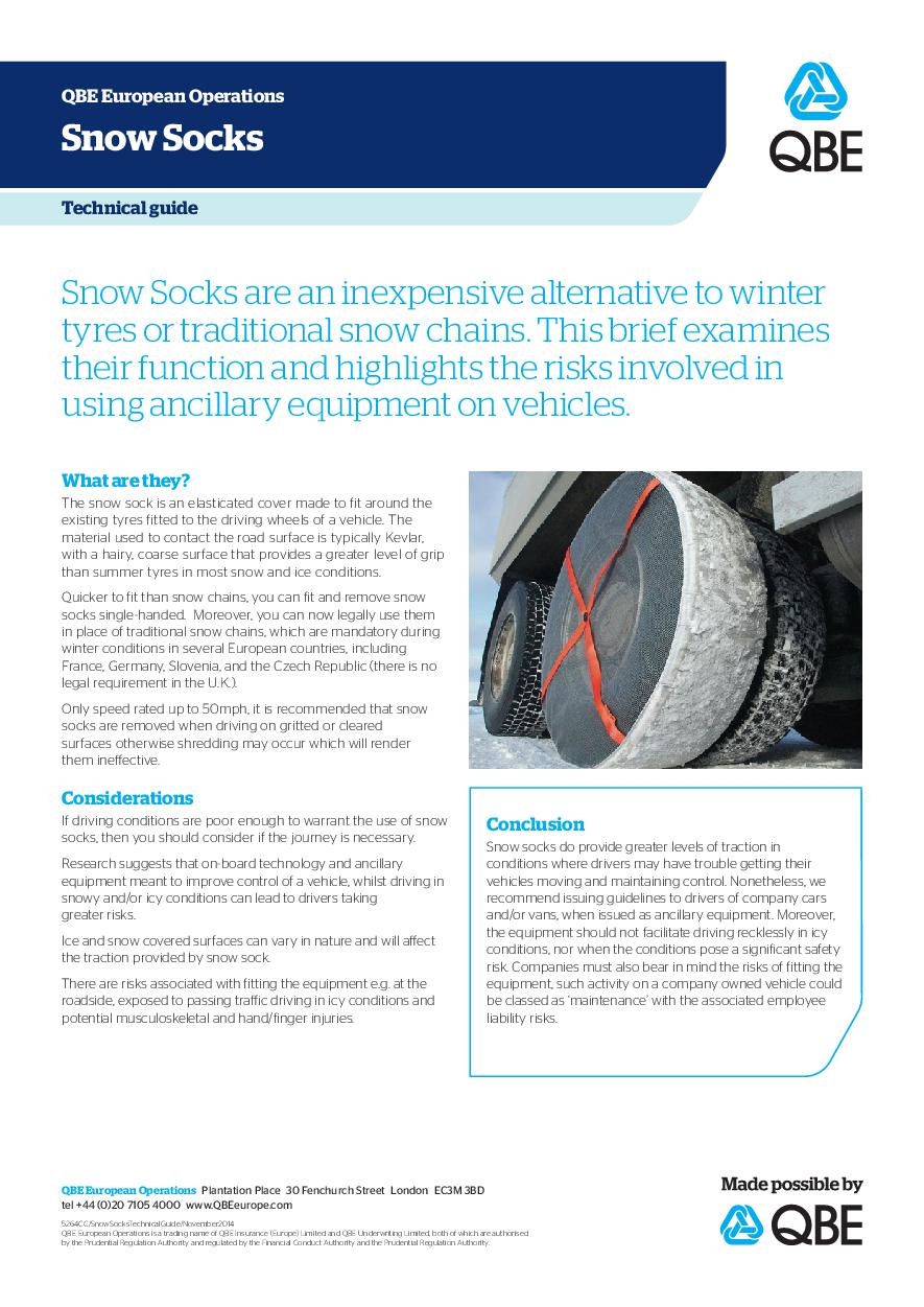 Snow Socks (PDF 184Kb) 