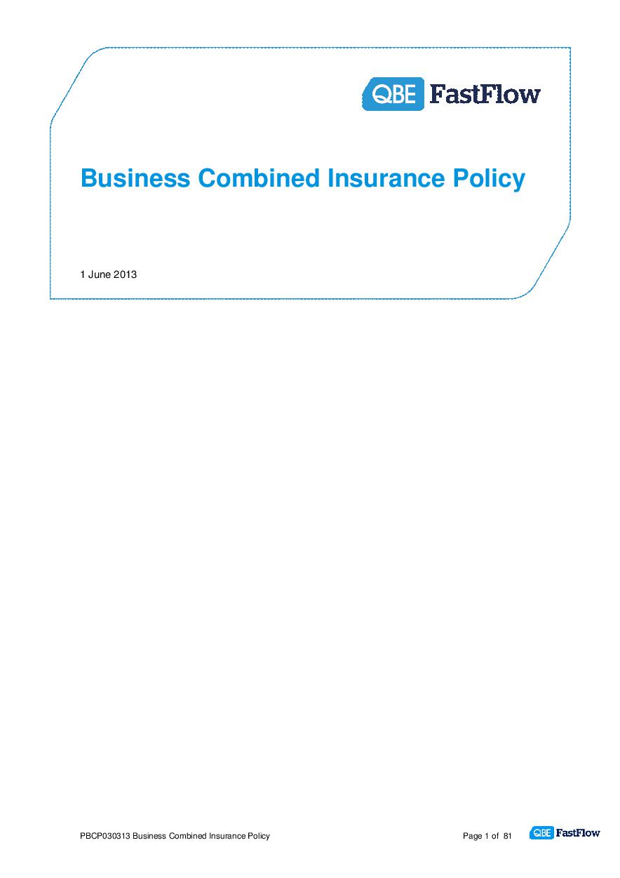 ARCHIVE - PBCP030313 Business Combined Policy
