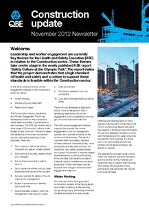 Construction Newsletter - November 2012 (414Kb) 