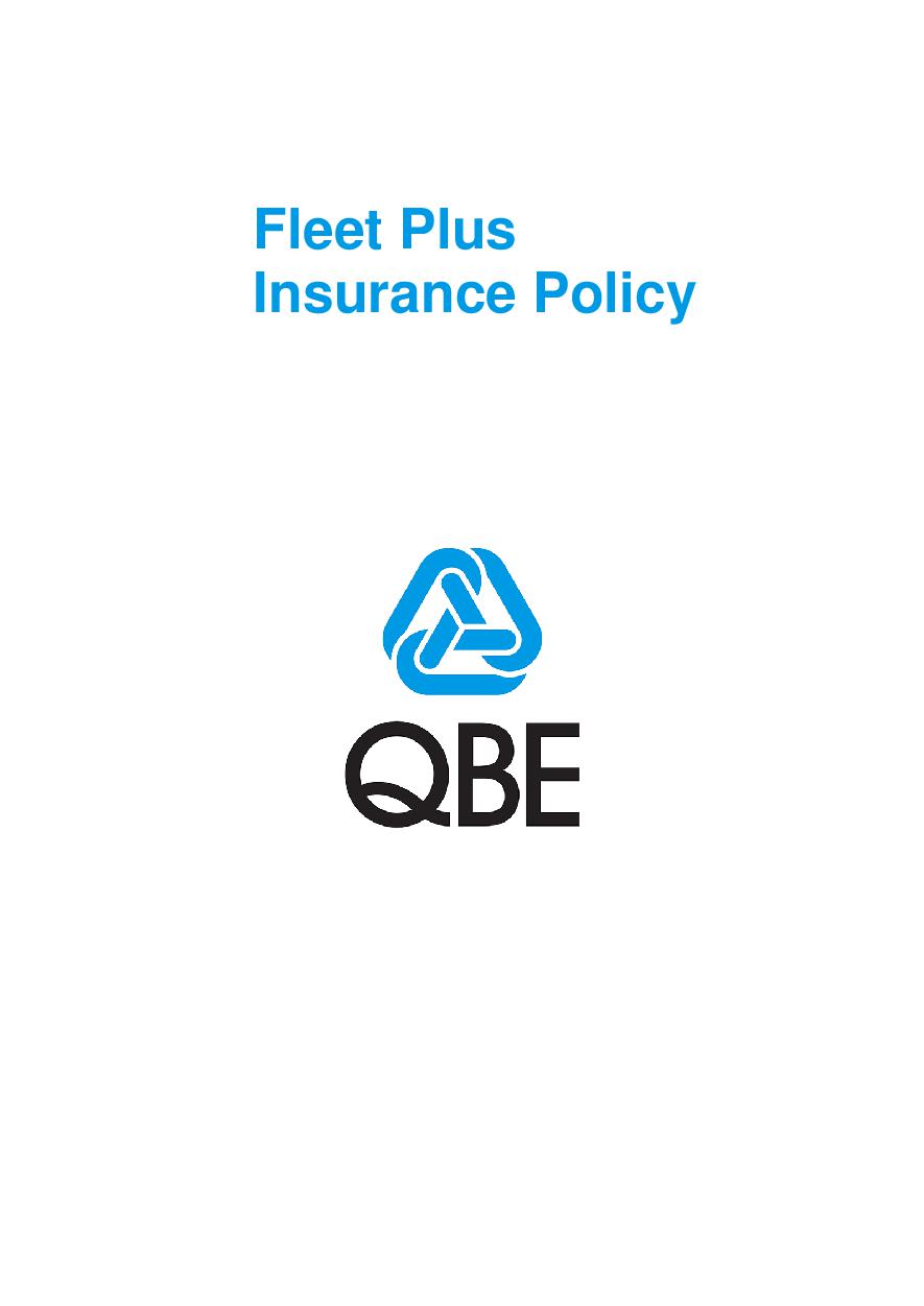 ARCHIVE - PMFP010914 Fleet Plus Insurance Policy