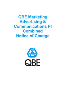 NJME021123 QBE Marketing Advertising & Communications PI Combined Notice Of Change