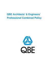 ARCHIVE - PJAS030913 QBE Architects' and Engineers' Professional Combined Policy