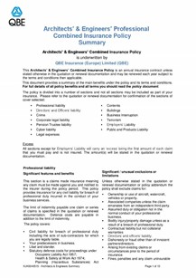 ARCHIVE - KJAS040515 Architects and Engineers Professional Combined Summary