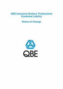 ARCHIVE - NJBL120816 QBE Insurance Brokers' Professional Combined Liability - Notice of Change