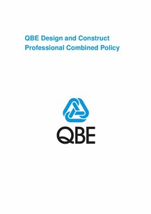 ARCHIVE - PJDD051015 QBE Design and Construct Professional Combined Liability