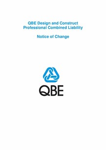 ARCHIVE - NJDD120816 QBE Design and Construct Professional Combined Liability - Notice of change