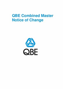 ARCHIVE - QFFF040515 QBE Combined Professional Combined Notice of Change