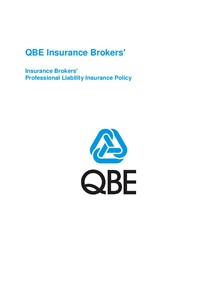 ARCHIVE - PJPK030515 QBE Insurance Brokers' Professional Liability Policy