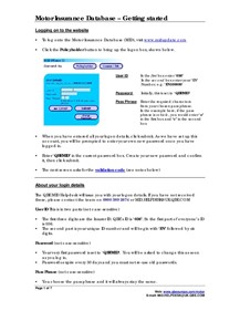 Motor Insurance Database (MID) user guide (PDF 54Kb)