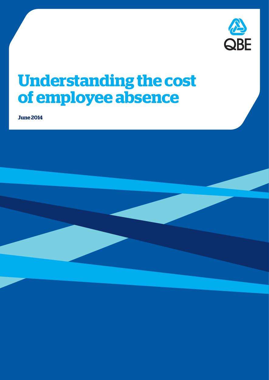 Understanding the cost of employee absence (PDF 1.0Mb)