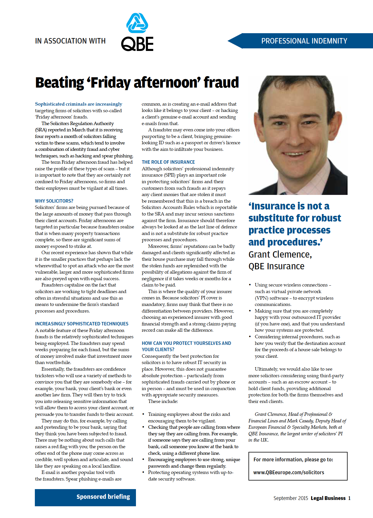 Beating 'Friday afternoon' fraud (PDF 114Kb)