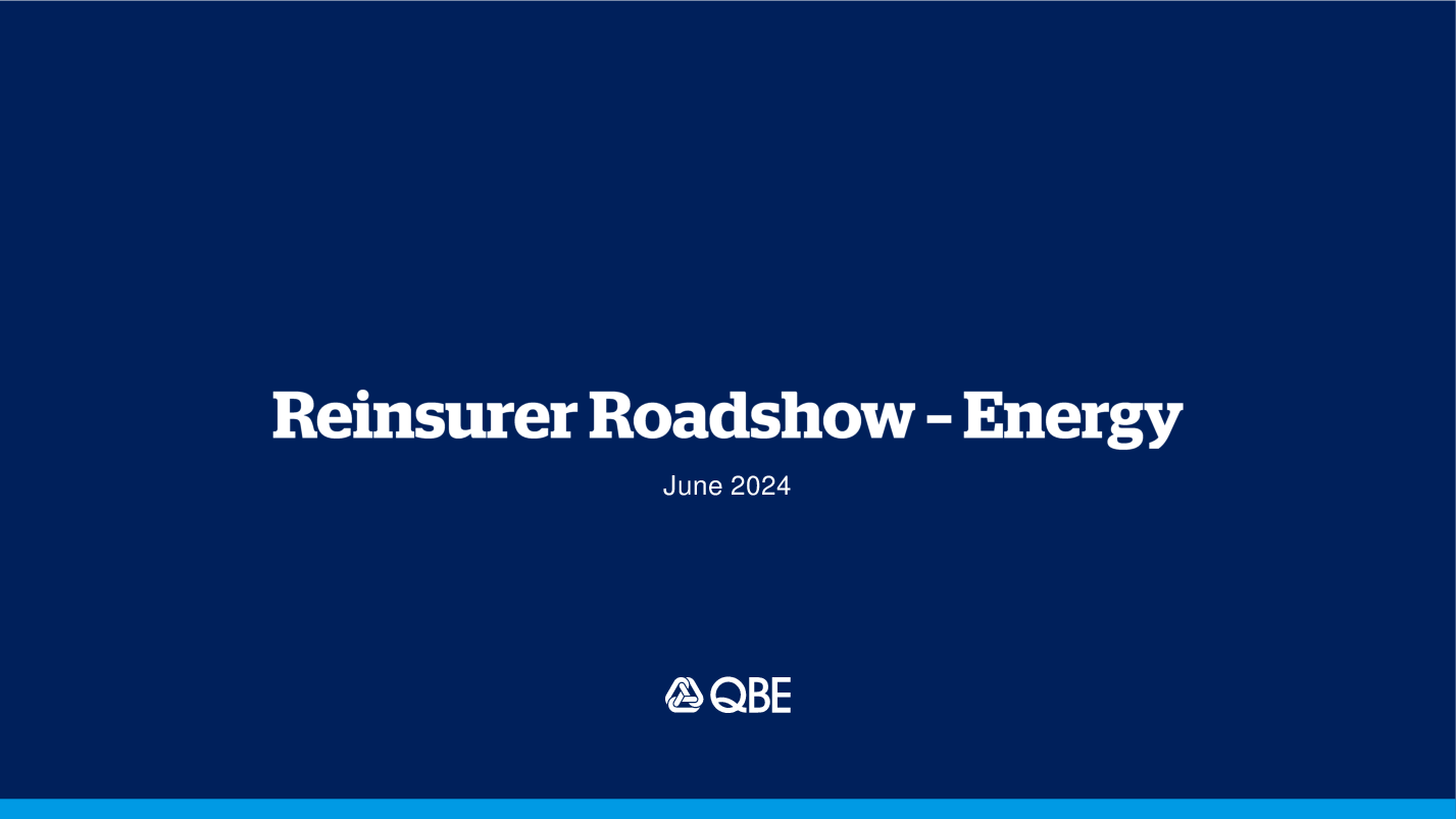 Reinsurer Roadshow Energy