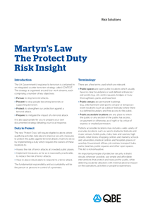 Martyn's Law Protect Duty Risk Insight