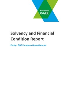 Solvency and Financial Condition Report - QBE European Operations Plc