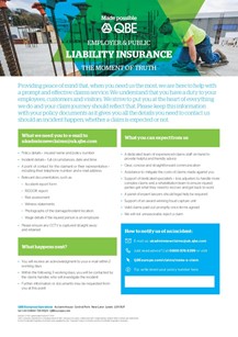 Employer and Public Liability Insurance - The Moment of Truth
