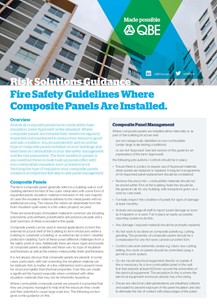Composite Panel Fire Safety Guidance - Print Version