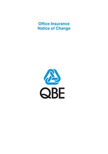 (NOFF160418) Office Insurance Notice of Change