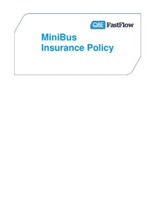 PMBP250518 Minibus Insurance Policy