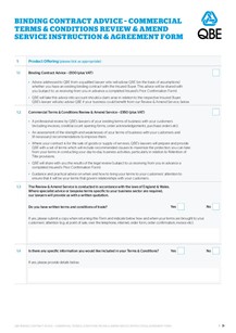 QBE Terms & Conditions instruct and agree